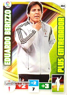 464 · Eduardo Berizzo · R.C. Celta · Plus Entrenador - Panini Adrenalyn XL Liga BBVA 2015-16