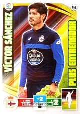 465 · Víctor Sánchez · R.C. Deportivo · Plus Entrenador - Panini Adrenalyn XL Liga BBVA 2015-16