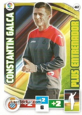 467 · Constantin Galca · R.C.D. Espanyol · Plus Entrenador - Panini Adrenalyn XL Liga BBVA 2015-16