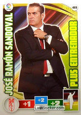 469 · José Ramón Sandoval · Granada C.F. · Plus Entrenador - Panini Adrenalyn XL Liga BBVA 2015-16
