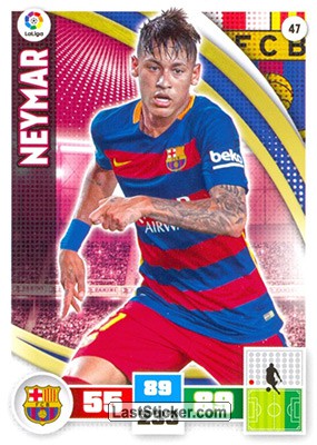 047 · Neymar · F.C. Barcelona · Básica - Panini Adrenalyn XL Liga BBVA 2015-16