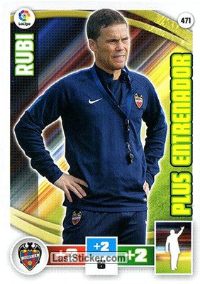 471 · Rubi · Levante U.D. · Plus Entrenador - Panini Adrenalyn XL Liga BBVA 2015-16