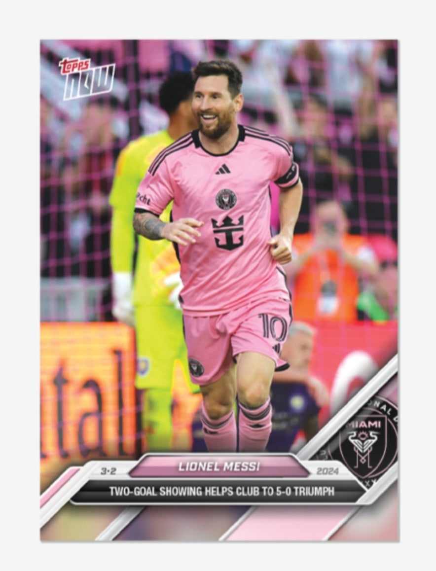 Trading Card Lionel Messi Topps Now MLS Inter Miami CF – Topps (2024)