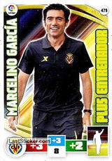 479 · Marcelino García · Villarreal C.F. · Plus Entrenador - Panini Adrenalyn XL Liga BBVA 2015-16