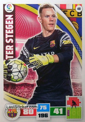 048 · Ter Stegen · F.C. Barcelona · Básica - Panini Adrenalyn XL Liga BBVA 2015-16