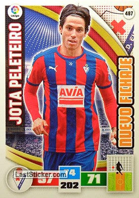 487 · Jota Peleteiro · S.D. Eibar · Nuevo Fichaje - Panini Adrenalyn XL Liga BBVA 2015-16