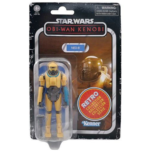 Figura Hasbro Star Wars The Retro Collection: Obi-Wan Kenobi - NED-B de 9.5 cm (#F5774) - Año 2022
