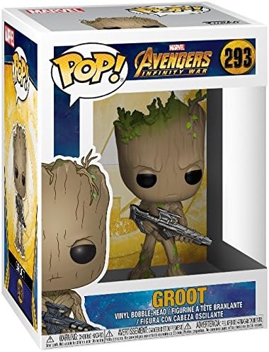 Funko Pop! Marvel Avengers: Infinity War Groot Teen con Arma 9.5 cm (Nº 293) – Funko (2018)