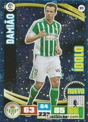 511 · Damião · Real Betis · Nuevo Ídolo - Panini Adrenalyn XL Liga BBVA 2015-16