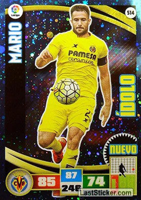 514 · Mario · Villarreal C.F. · Nuevo Ídolo - Panini Adrenalyn XL Liga BBVA 2015-16