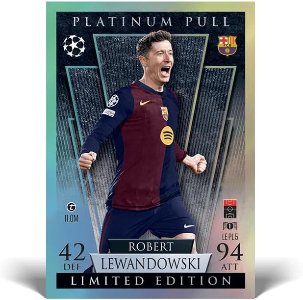 Paquete Topps Match Attax Champions League 2024/25 – Eco Pack de 39 Cartas (Año 2024)