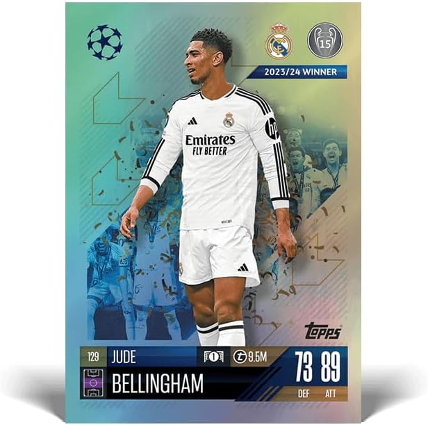 Paquete Topps Match Attax Champions League 2024/25 – Eco Pack de 39 Cartas (Año 2024)