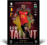 Lata Booster Tin 1 Topps Match Attax UEFA Euro 2024 Germany – Edición Raw Talent (Año 2024)