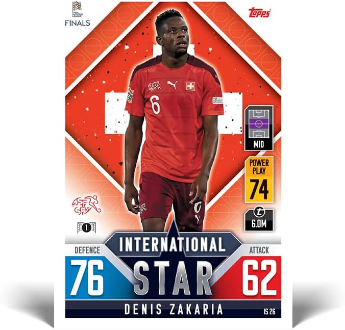 Caja de Sobres Topps Match Attax 101 Road to UEFA Nations League Finals – Display Box de 24 Sobres (Año 2022)