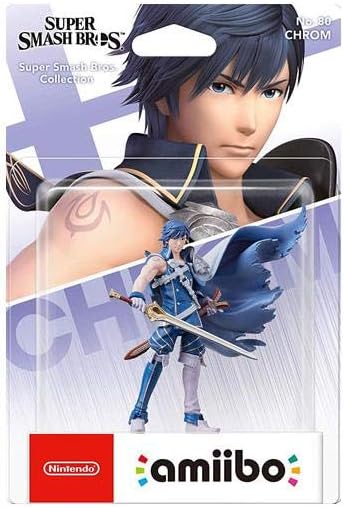 Figura amiibo Nintendo: Super Smash Bros. Collection - Chrom de 9 cm (No. 80) - Año 2019