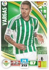 059 · Vargas · Real Betis · Básica - Panini Adrenalyn XL Liga BBVA 2015-16