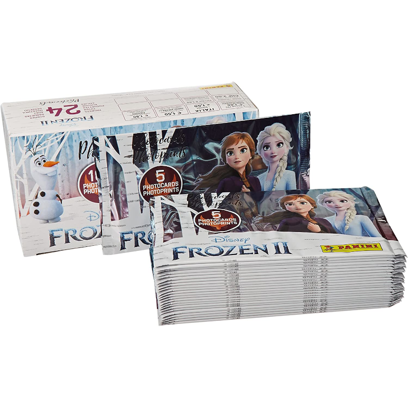 Caja 24 Sobres (108 Postales) Panini Frozen II