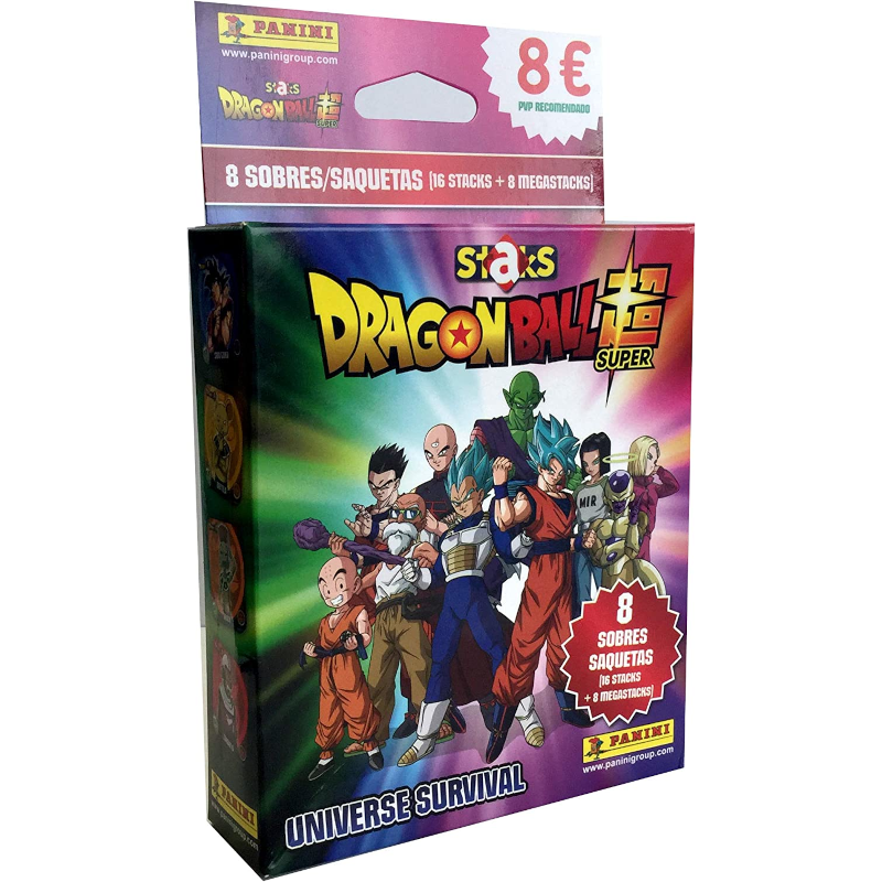 Caja 8 Sobres Panini Dragon Ball Z Super