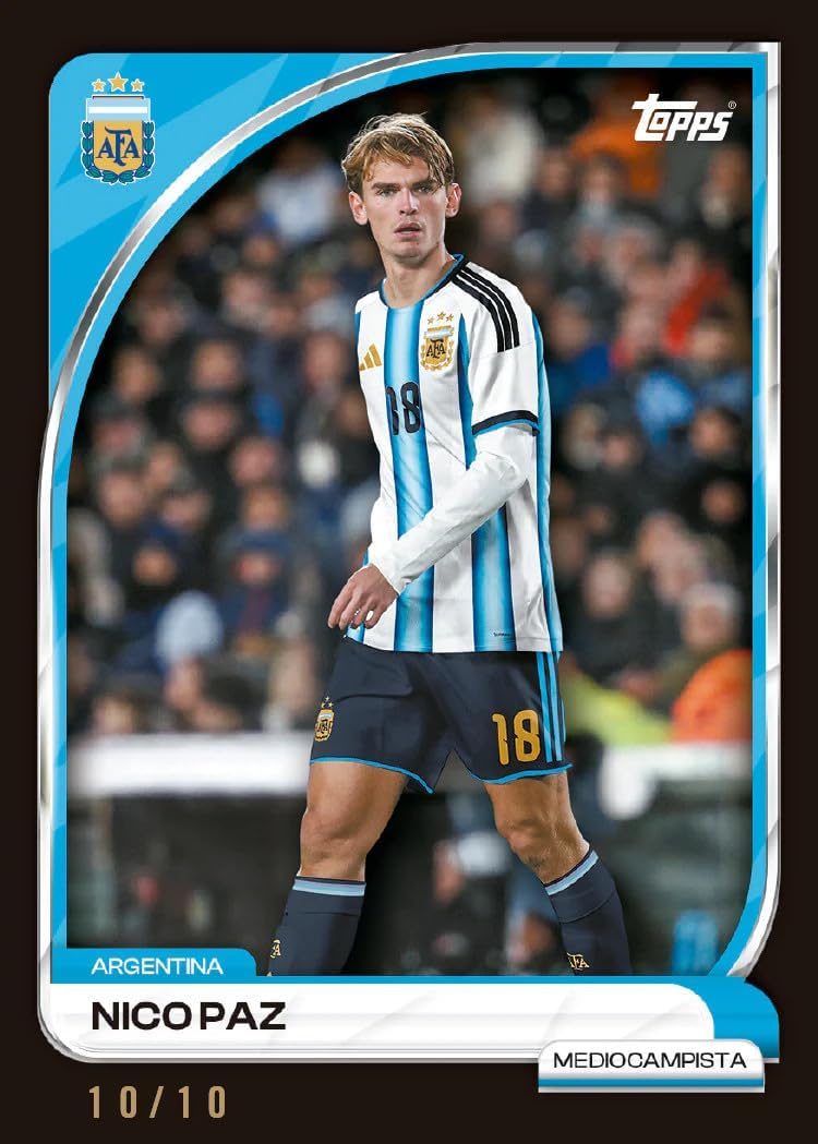 Lata de Cartas Topps Argentina Collector Tin 2026 - 35 Cartas Premium