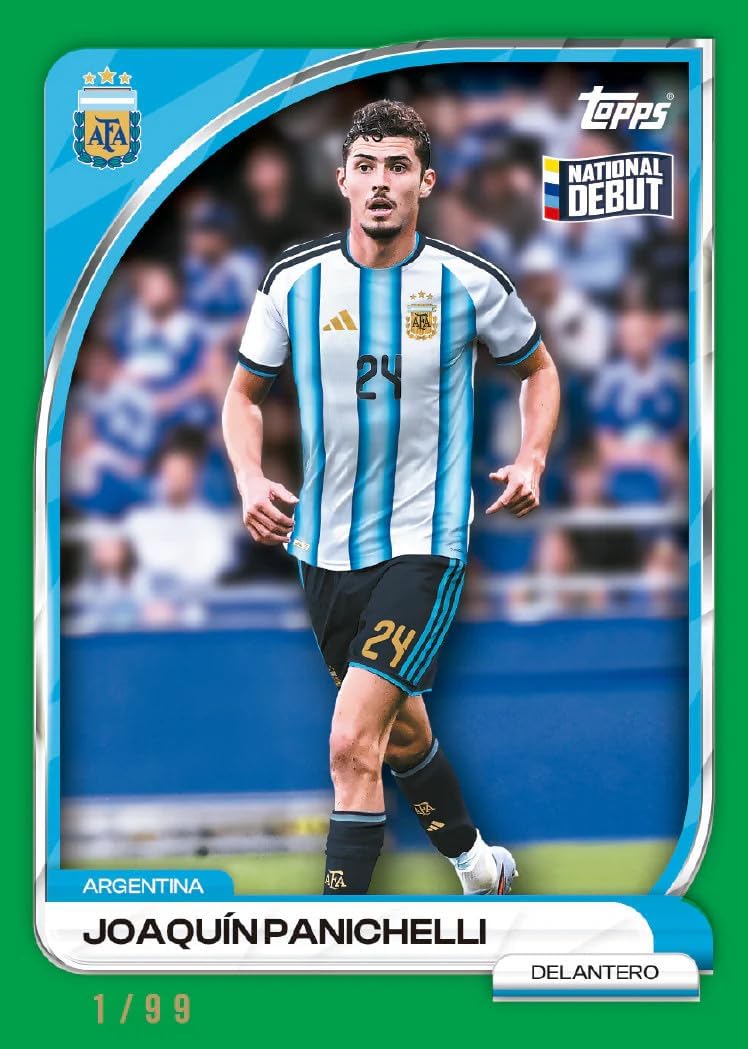 Lata de Cartas Topps Argentina Collector Tin 2026 - 35 Cartas Premium