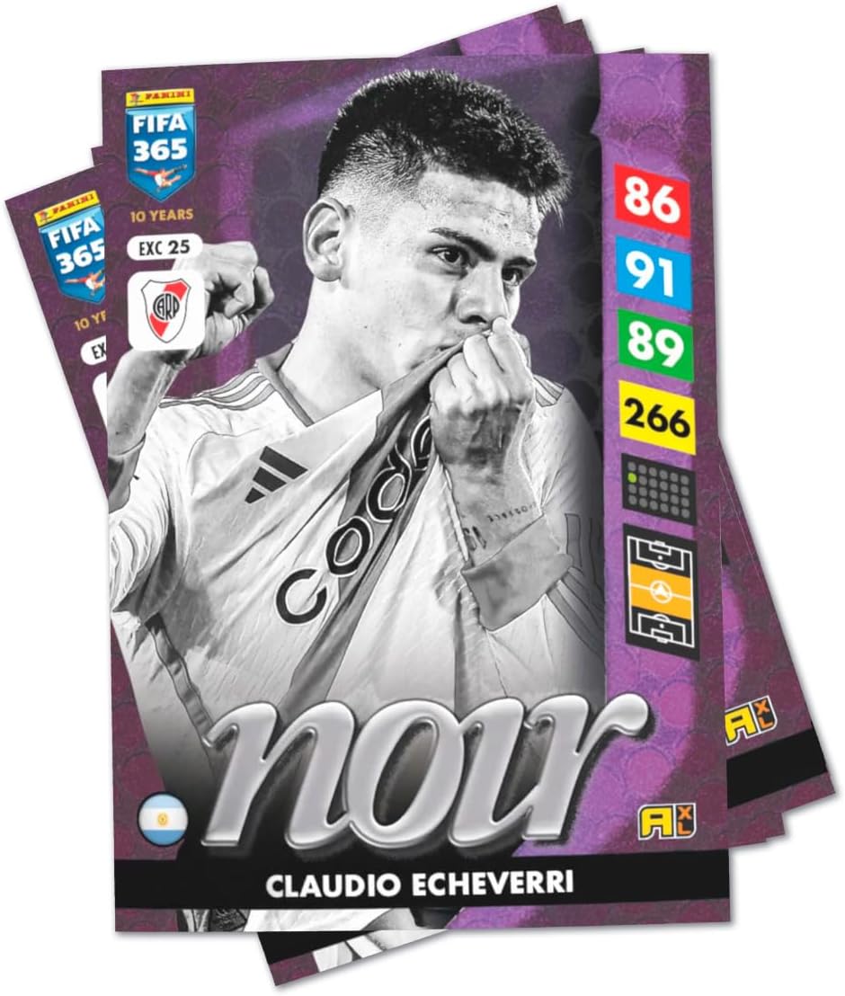Sobres Panini FIFA 365 Adrenalyn XL 2025 Official Trading Cards – Edición Especial 10 Aniversario NUEVO