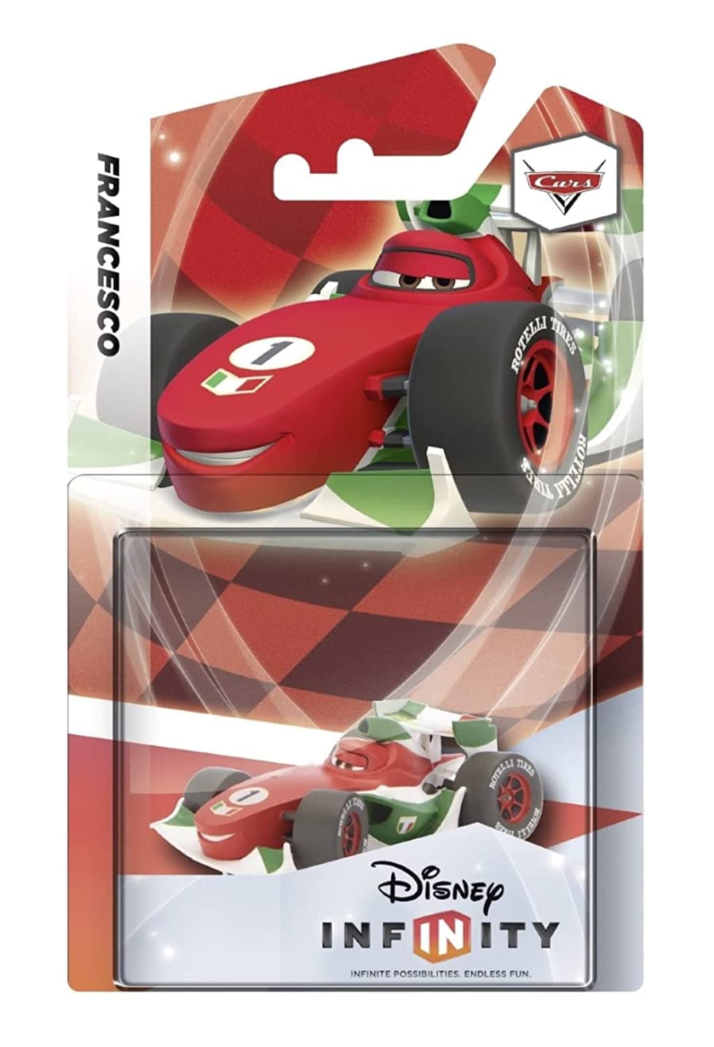 Disney Infinity 1.0: Francesco Bernoulli (Cars) Figura Interactiva – NUEVO Y PRECINTADO (9 cm) (2013)