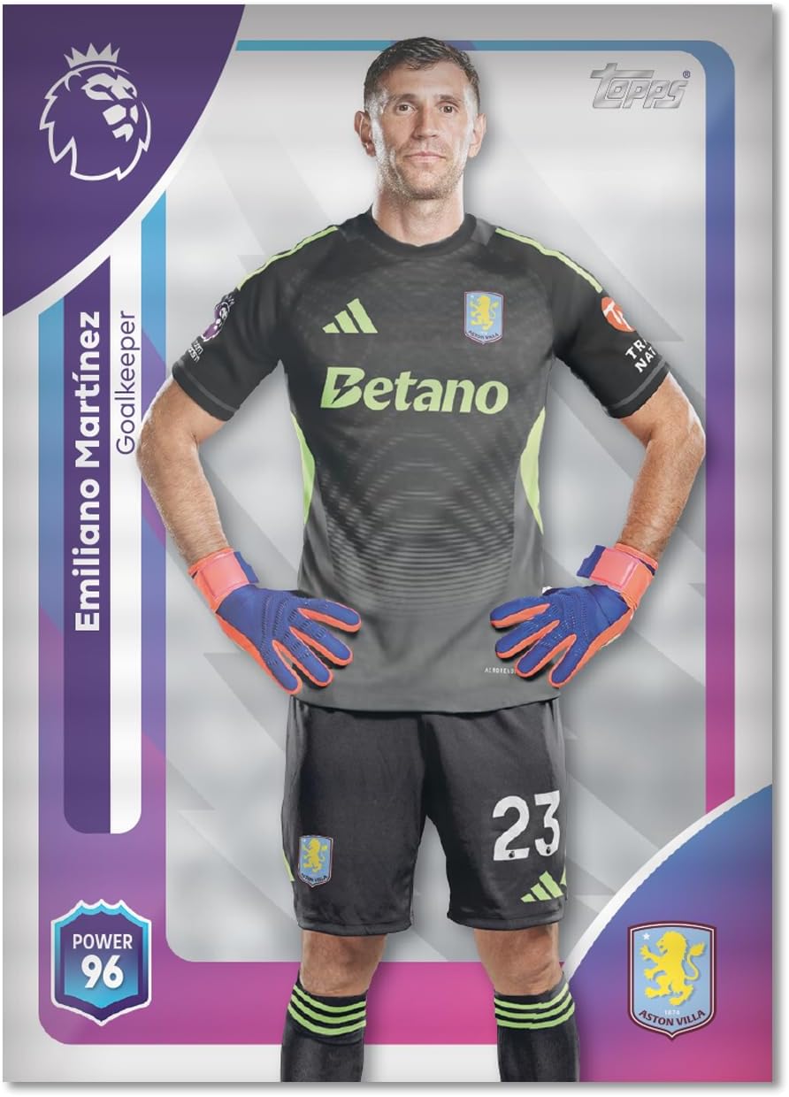 Lata Metálica Topps Premier League 2026 – Golden Boot Tin Edición Debut de 57 Cartas (Año 2025)