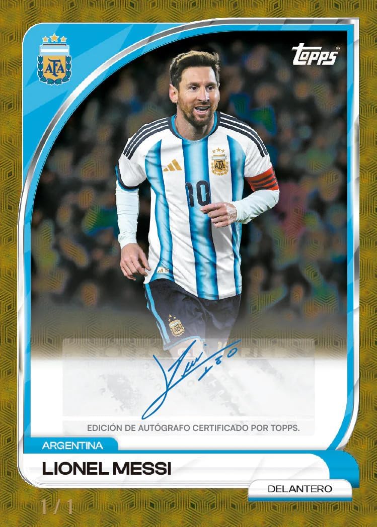 Lata de Cartas Topps Argentina Collector Tin 2026 - 35 Cartas Premium
