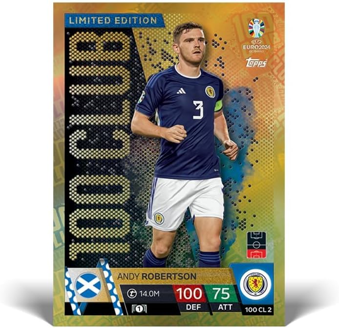 Caja de Sobres Topps Match Attax UEFA Euro 2024 Germany – Display Box de 36 Sobres (Año 2024)
