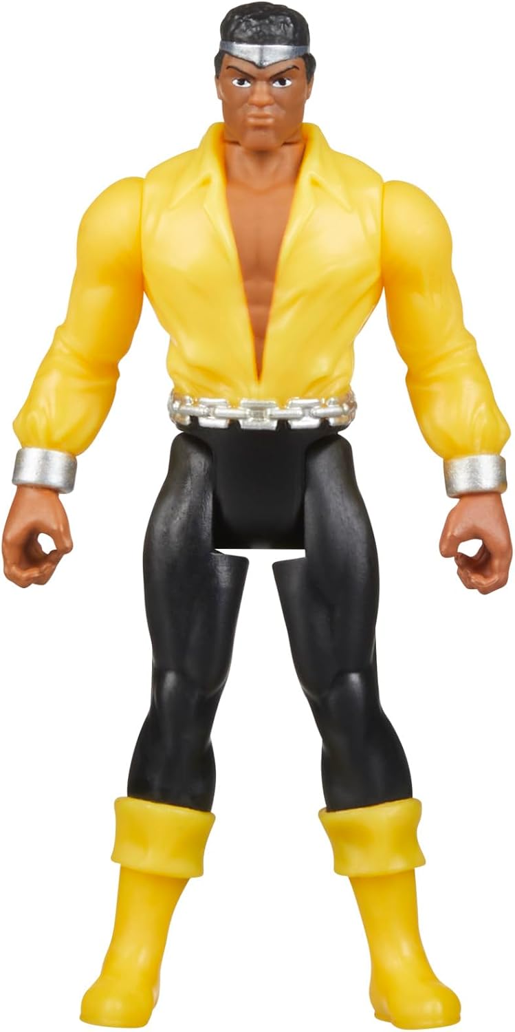 Figura Hasbro Marvel Legends Retro 375 Collection: Luke Cage Power Man de 9.5 cm (#F6510) - Año 2023