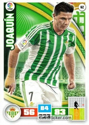 062 · Joaquín · Real Betis · Básica - Panini Adrenalyn XL Liga BBVA 2015-16