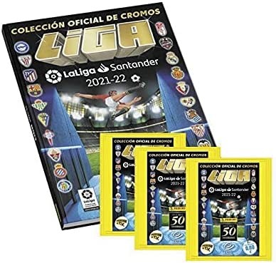 Pack Promoción Panini Álbum LaLiga Santander 2021-22 + 36 Cromos de Regalo