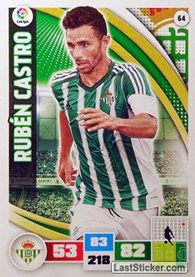 064 · Rubén Castro · Real Betis · Básica - Panini Adrenalyn XL Liga BBVA 2015-16
