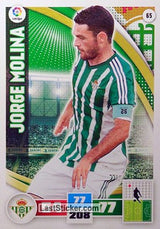 065 · Jorge Molina · Real Betis · Básica - Panini Adrenalyn XL Liga BBVA 2015-16