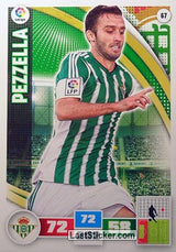 067 · Pezzella · Real Betis · Básica - Panini Adrenalyn XL Liga BBVA 2015-16