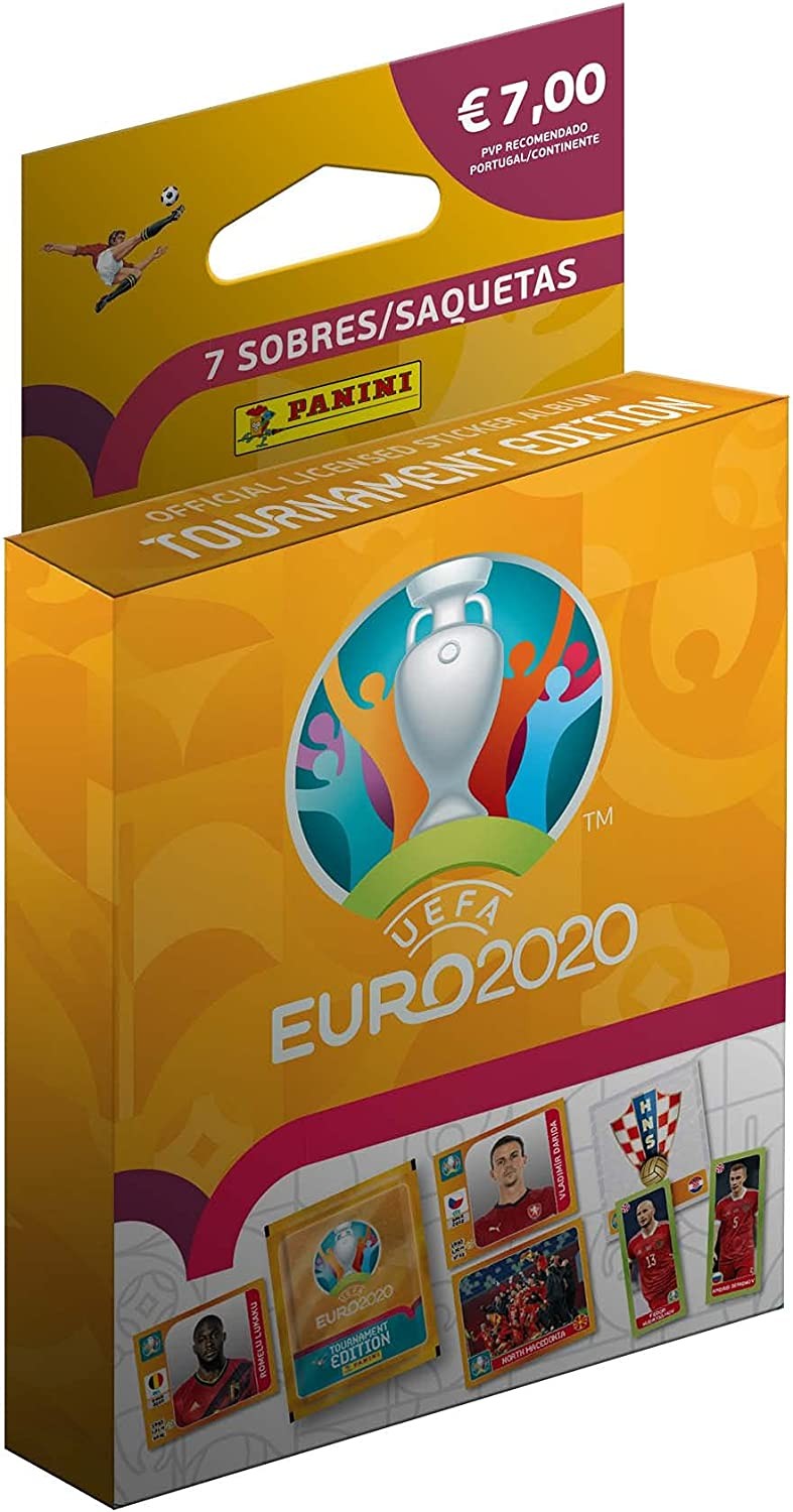 Caja 7 Sobres Panini UEFA Euro 2020