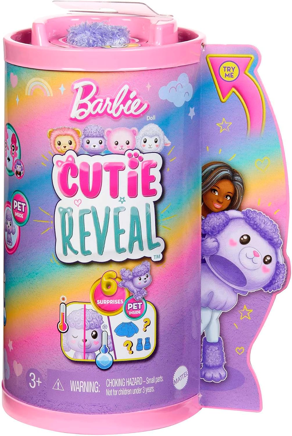 Muñeca Mattel Barbie Chelsea Cutie Reveal: Serie Cozy Cute Tees Sorpresa – JUGUETE NUEVO EN TUBO