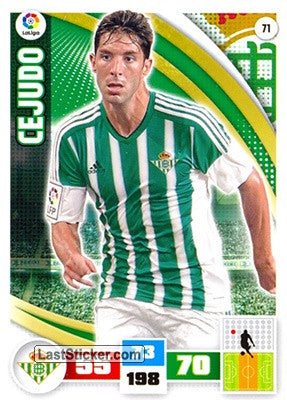 071 · Cejudo · Real Betis · Básica - Panini Adrenalyn XL Liga BBVA 2015-16