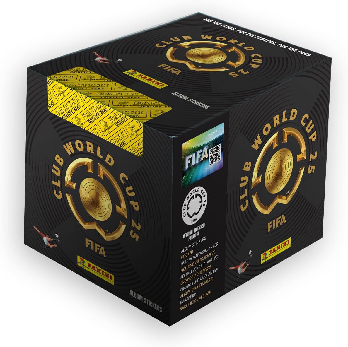 Caja de 50 Sobres de Cromos Panini: Mundial de Clubes FIFA 2025™ - 250 Cromos en Total