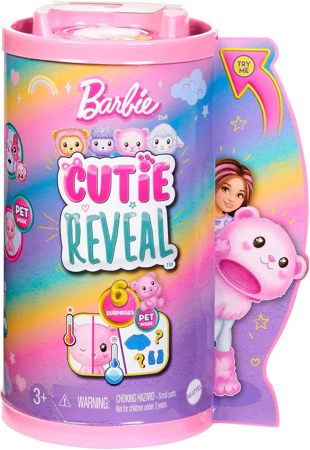 Muñeca Mattel Barbie Chelsea Cutie Reveal: Serie Cozy Cute Tees Sorpresa – JUGUETE NUEVO EN TUBO