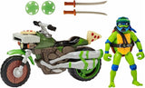 Pack Tortugas Ninja Caos Mutante Moto Ninja Kick Cycle con Figura de Leonardo 11.5 cm – Playmates / Famosa (2023)