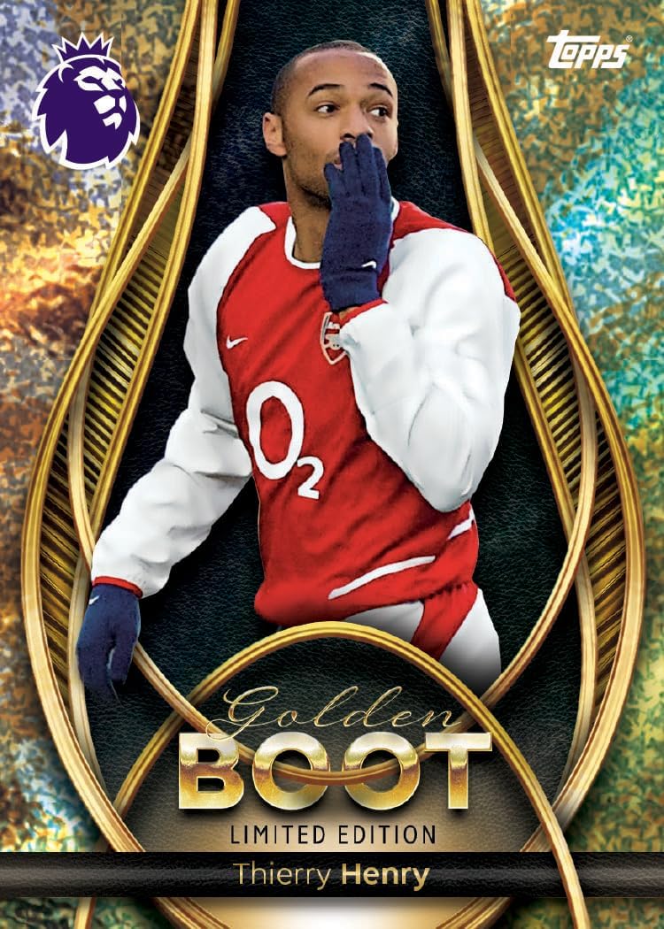 Lata Metálica Topps Premier League 2026 – Golden Boot Tin Edición Debut de 57 Cartas (Año 2025)