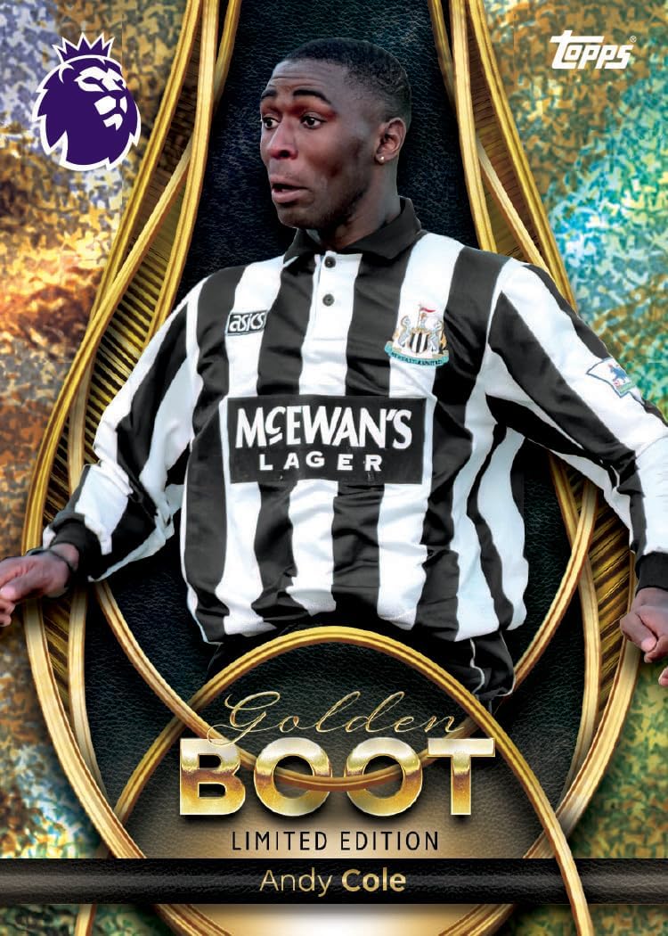 Lata Metálica Topps Premier League 2026 – Golden Boot Tin Edición Debut de 57 Cartas (Año 2025)
