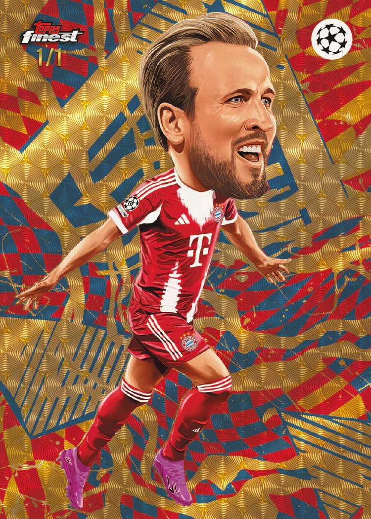 Caja Hobby Topps Finest UEFA Club Competitions 2025/26 - 2 Autógrafos Garantizados