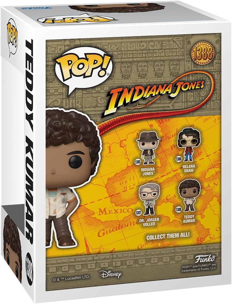 Funko Pop! Movies 2023 Indiana Jones and the Dial of Destiny Teddy Kumar #1388