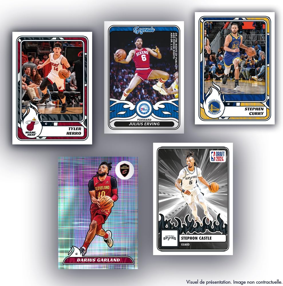 Caja Blíster Panini NBA Sticker & Card Collection 2024-25 - Pack de 10 Sobres + 1 Regalo