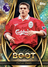 Lata Metálica Topps Premier League 2026 – Golden Boot Tin Edición Debut de 57 Cartas (Año 2025)