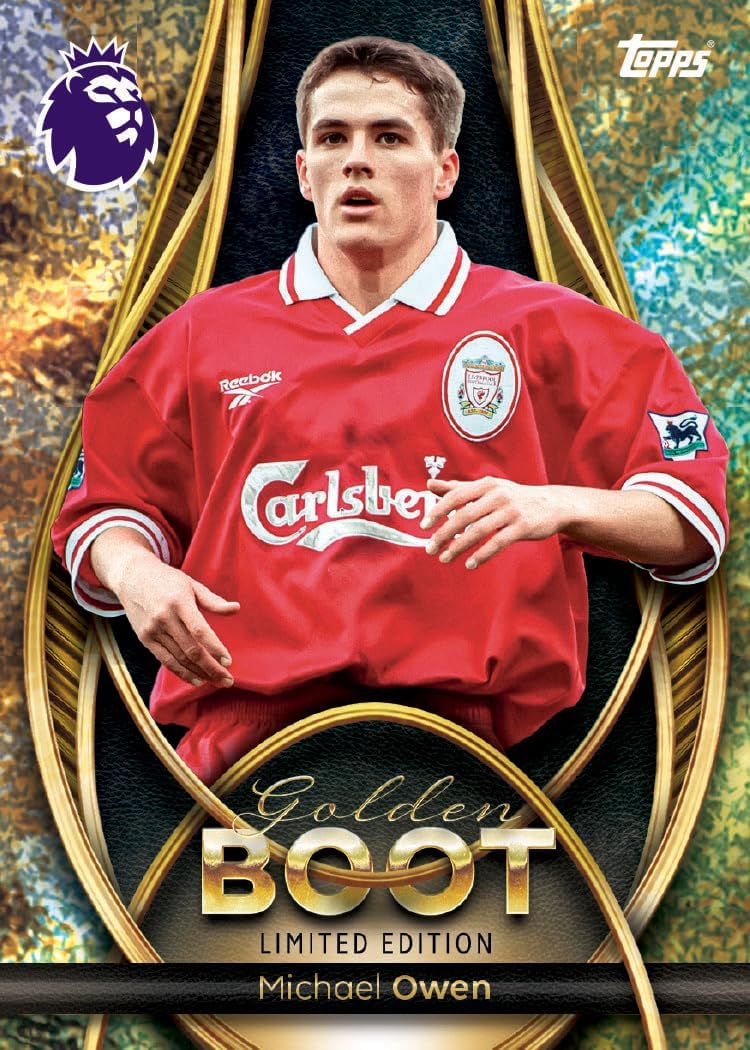 Lata Metálica Topps Premier League 2026 – Golden Boot Tin Edición Debut de 57 Cartas (Año 2025)