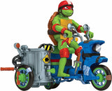 Pack Tortugas Ninja Caos Mutante Moto Battle Cycle con Figura de Raphael 11.5 cm – Playmates / Famosa (2023)