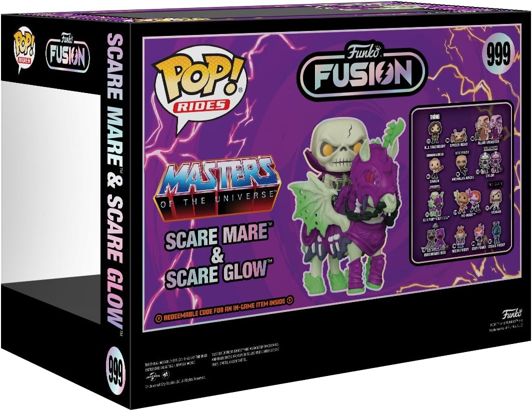 Funko Pop! Rides Masters of the Universe: Scare Mare & Scare Glow #999 (15 cm) – Funko Fusion (2024)